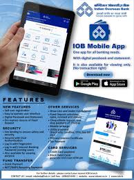 Well, the work is not yet because the bank will activate the netbanking services of your account but you didn't check yet. Indian Overseas Bank On Twitter Iob Mobile Banking App With New Ui Enhancements With Additional Features Securities Released Self Registration Biometric Authentication Withall Eligible Account Fetch Mpassbook Security Enhancements Indian