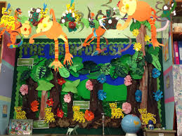 Rainforest Display Safari Crafts Jungle Crafts Rainforest Theme