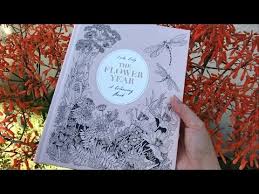 Download Flip Through The Flower Year Coloring Book By Leila Duly Youtube