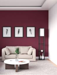 Cozy Living Room With Burgundy Accent Wall Maroon Living Room Accent Walls In Living Room Burgundy Living Room