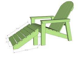Home Depot Adirondack Footstool Adirondack Chair Plans Adirondack Chair Outdoor Furniture Plans
