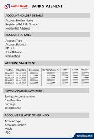 You can get more detailed information, including a schedule by clicking on the branch national bank. Union Bank Of India Account Statement Compare Apply Loans Credit Cards In India Paisabazaar Com