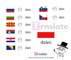 Poland In Style How To Say Day In Polish And Other Slavic Languages Poland Polish Language Meme Memesdaily Polish Memes Got Memes Polish Language