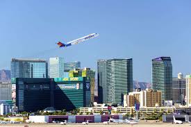 Plane taking off from Las Vegas airport loses tire mid-air
