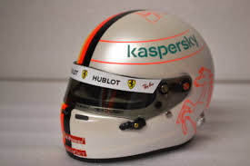 Sports mini line has launched the concept of creating a half scale exact replica of famous racing drivers. Sebastian Vettel Scuderia Ferrari Helmet 2020 Season Bell Helmet 2020 Season Frisianmodelcarshop Formula Racing Bell Mini Helmets