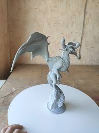 Ко мне приблудился странный кот!  дракон :: 3D печать :: сделал сам ::  Miniatures - JoyReactor