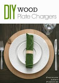 Diy Wood Plate Chargers Wood Plate Chargers Charger Plates Diy Wood Diy