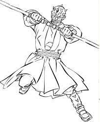 Darth maul coloring pages to print. Darth Maul And Lightsaber Coloring Page Free Printable Coloring Pages For Kids