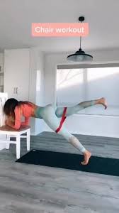 Workout With Chair At Home Don T Need To Go Gym Video In 2020 Workout Plan Gym Easy Ab Workout Fitness Motivation Videos