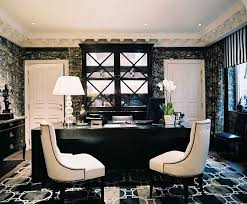 Black And White Office Design Ideas 25 Modern Black And White Home Office Ideas Home Design Ideas Executive Office Decor Home Office Design Law Office Decor