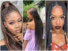 2021 Black Braided Hairstyles For Ladies Most Trendy Hairstyles Hair Styles African Hair Braiding Styles Braided Hairstyles