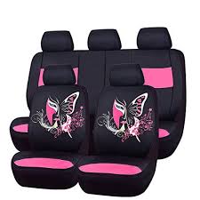 Black And Pink Car Seat Covers New Arrival Car Pass 11pcs Insparation Universal Seat Covers Set Packageuniversal Fit For Vehiclescars Wi Car Seat Cover Sets Car Seats Leather Car Seat Covers