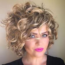 blonde hair color short curly bob style 2020 short curly hairstyles for women curly hair with bangs curly bob hairstyles