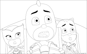 He's ready to rush into danger and save the day with his super gekko muscles. Pj Masks In Gekko Mobile Coloring Pages Printable