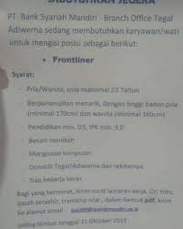 The town has 47,410 inhabitants. Lowongan Kerja Bank Syariah Mandiri Februari 2021