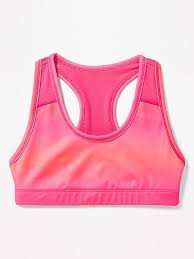 Go Dry Mesh Trim Racerback Sports Bra For Girls Girls Sports Bras Girls Activewear Active Wear Shirts