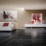 Gold Accent Vein Modern Porcelain Tile from www.hamiltonparker.com