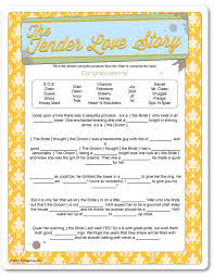 Bridal Story Game Bridal Shower Bride Game Bridal Games