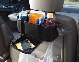 Zone Tech Style Auto Back Seat Organizer With Tray For Holding Food In Car Zone Tech Http Www Amazon Com Dp B00g Car Seat Organizer Back Seat Car Accessories