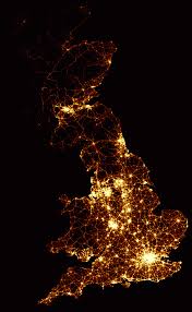 34 Insanely Detailed Maps Of The World Map Of Britain Map Of Great Britain Light Pollution