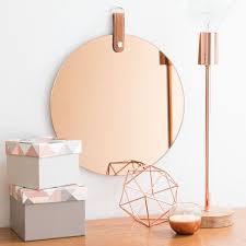 Boule Filaire En Metal Cuivre D 12 Cm Copper Miroir Teinte Deco Objet Deco Design