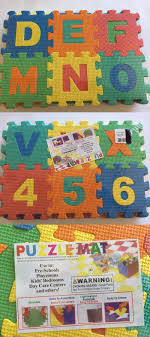 Blocks Tiles And Mats 145931 Preschool Alphabet Number Floor Exercise Mat 36 Pcs Foam Puzzle Educational To Alphabet Preschool Kids Playmat Childrens Play Mat