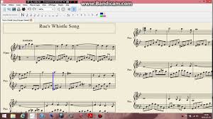 Oftentimes, they are mistakenly swapped in the expressions to wet one's whistle and to whet one's appetite. examples of the misuse are—unfortunately—fairly easy to find. Rue S Whistle Song The Hunger Games Piano Sheets And Tutorial Youtube