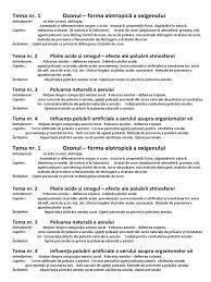 In acest scop se utilizeaza doua tipuri de procedee. Teme Referat Poluarea Aerului