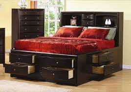 King Size Bed With Storage Bed Frame King Storage Bed Bookcase Bed Bedroom Sets Queen