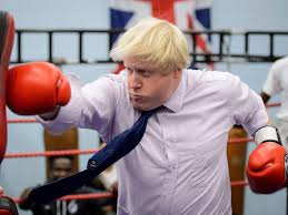 Prime minister boris johnson during a visit to jcb cab manufacturing centre in uttoxeter, while on the general election campaign trail. Boris Johnson Wades Into Mid Air On Flight Row Involving Head Butt Incident The Independent The Independent