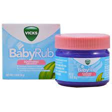 Vick Babyrub Contra Tosse E Nariz Congestionado Dos Bebes Mamae Coruja Importacoes