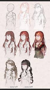 Pin By Jamie Hunt On Demeter Serraffield How To Draw Hair Anime Drawings Tutorials Manga Hair