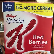 It is often marketed as kellogg's . Calories In Special K Red Berries Cereal From Kellogg S