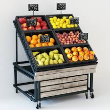 Expositor De Frutas 3d Modelo Turbosquid 1219025 In 2020 Fruit And Veg Shop Fruit Displays Fruit Shop