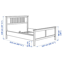 Hemnes Bed Frame Medium Brown Luroy Queen Ikea In 2020 Hemnes Bed Ikea Hemnes Bed Bed Frame