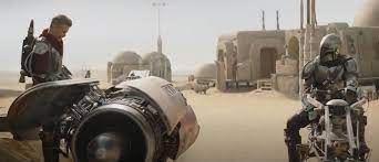 Cobb Vanth And Mando Mos Pelgo Tatooine Star Wars Mandalorian Clouds
