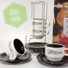 Mesin kopi espresso merupakan mesin yang digunakan untuk membuat kopi espresso yang penggunaannya cukup mudah dan menghasilkan sari kopi berkualitas. Jual Cangkir Gelas Kopi Espresso Cappucino Coffee Cups Rak Hitam Standar Kota Medan Meriah Store 88 Tokopedia
