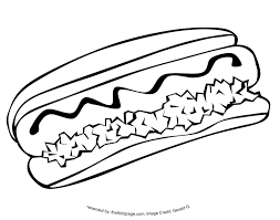 Coloring page drawings provide animal. Hot Dog Coloring Pages Coloring Home