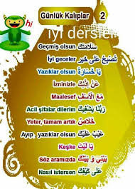 عبارات باللغة التركية Ogrenme Egitim Turk Dilleri