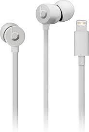 Beats By Dr Dre Urbeats Earphones With Lightning Connector Satin Silver Mu9a2ll A Best Buy