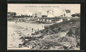 Cpa Port Navalo La Plage Du Pont Blanc Ville En Bois Cartes Postales Anciennes Carte Postale Plage Bord De Mer