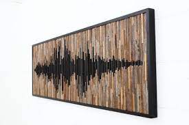 soundwave wood sculpture abstract sound wave wall art etsy reclaimed wood wall art large wood wall art wood wall art