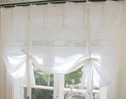 Lillabelle Emilia Weiss Raff Gardine 100x120 Cm Bestickt Shabby Chic Landhaus Gardinen Gardinen Set Gardinen Raffrollos