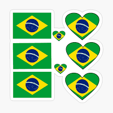 Brazil Stickers Brasil Sticker Pack Brazilian Banner Sticker Sheet Love Brazil By Gracetee Redbubble In 2021 Stickers Packs Sticker Sheets Banner