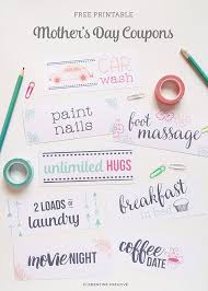 Free Printable Mother S Day Coupons To Make Mom S Day Homemade Gifts For Mom Mother S Day Coupons Mother S Day Printables
