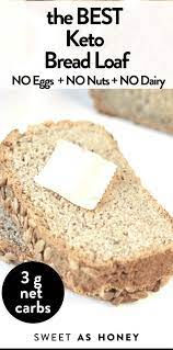 Keto Bread Nut Free Egg Free Bestketobread Ketobread Breadloaf Nutfree Dairyfree Eggfree Noeggytaste Sunflowerseeds Ke Keto Bread Food Best Keto Bread