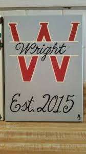 Last Name Established Wedding Acrylic Canvas Painting Canvas Painting Diy Diy Canvas Art Easy Canvas Art