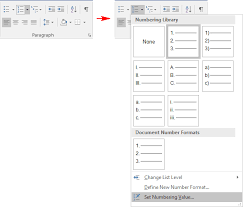 How To Create A List With Restarting And Continuing Numbering Microsoft Word 2016