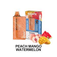 ASVAPE DISP 8000 PUFFS 5CT - PEACH MANGO WATERMELON