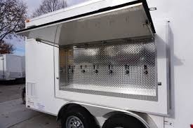 6 Tap 30 Keg Refrigerated Draft Beer Concession Trailer For Rent Beverage